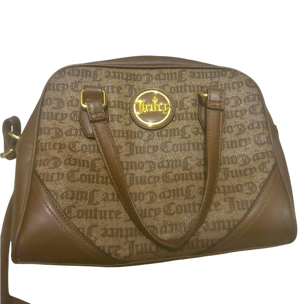 Juicy Couture Brown Satchel Chic Design